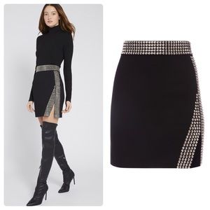 ALICE + OLIVIA Studded Mini Skirt